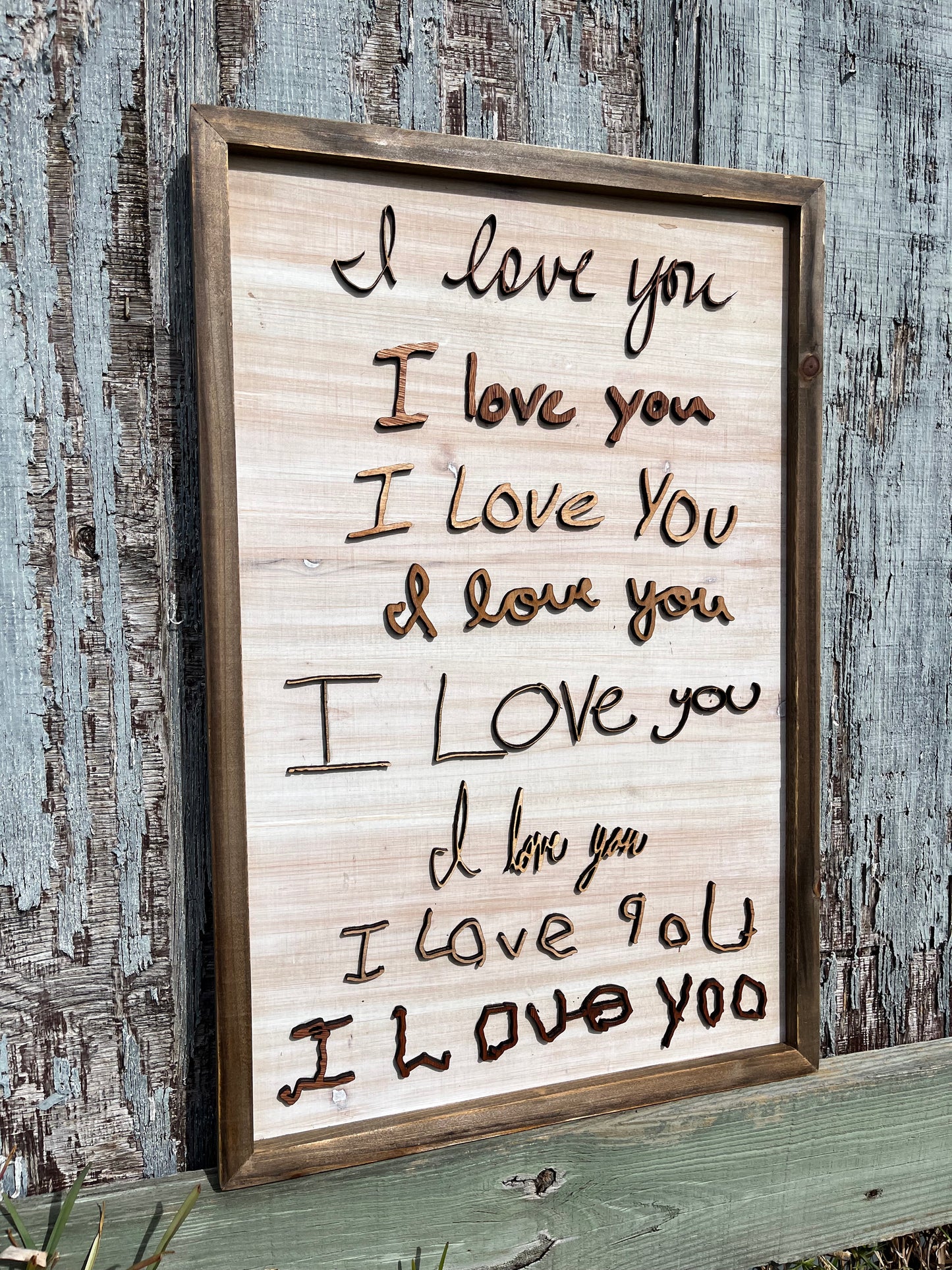 I Love You 3D Sign