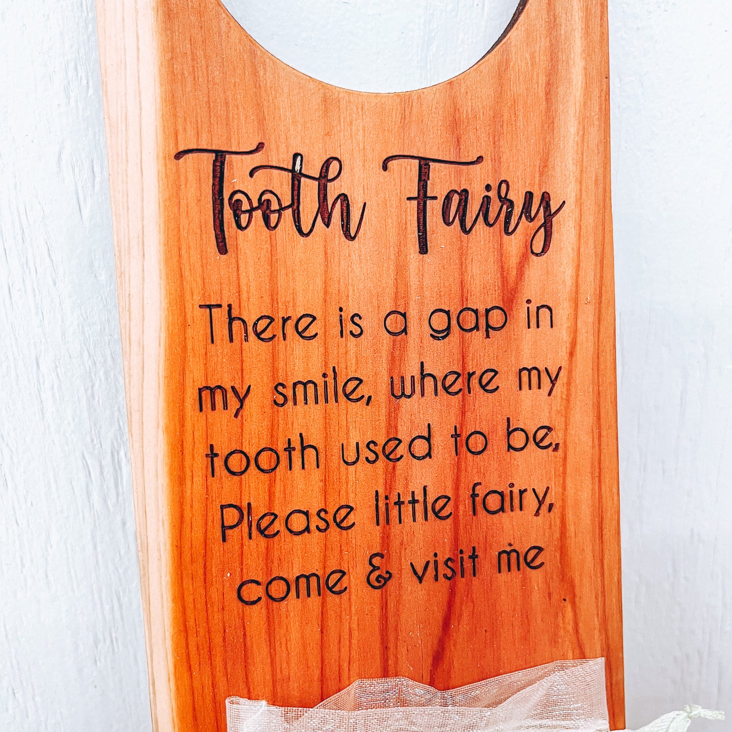 Tooth Fairy Door Hanging Sign